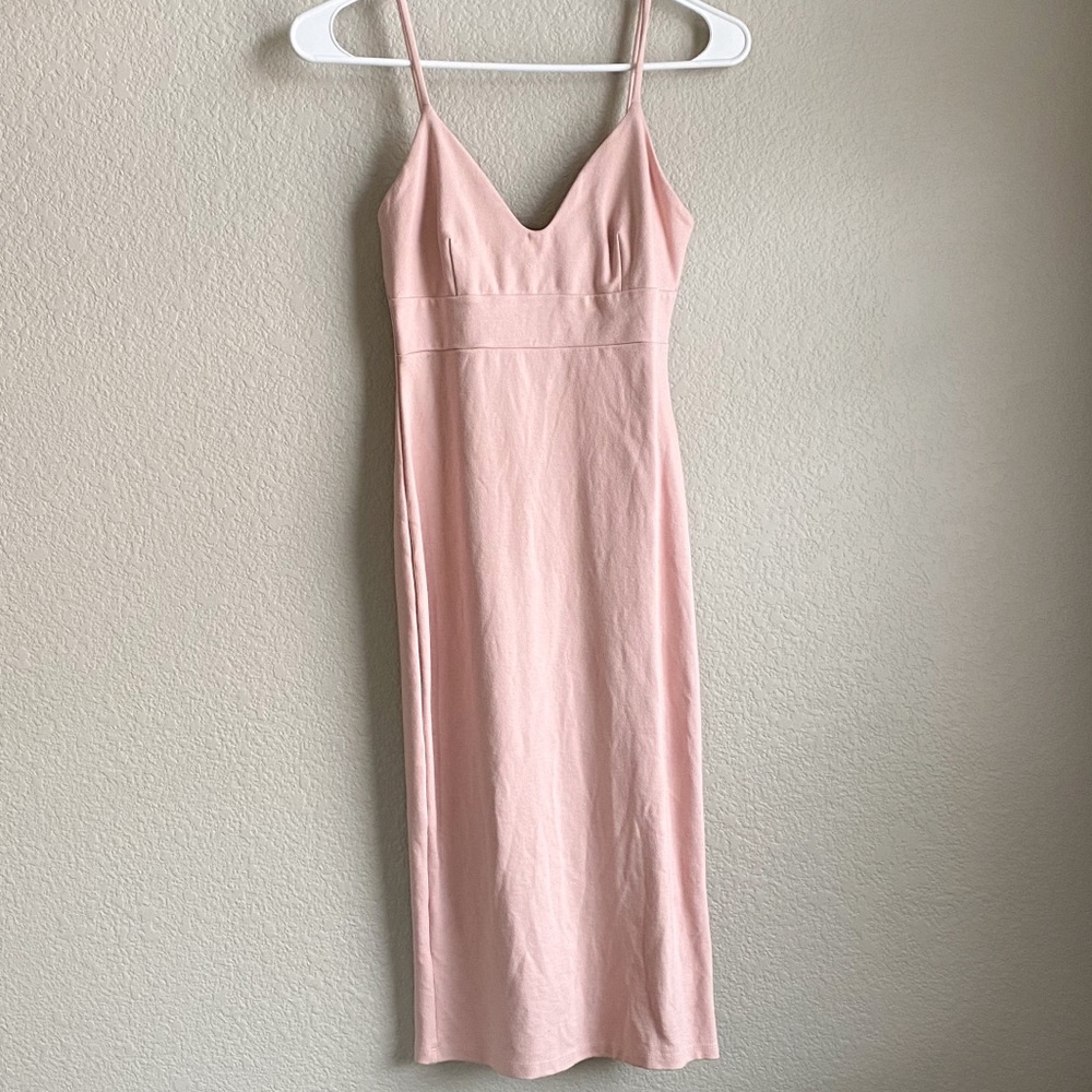 Lulus • Don’t Tell ‘Em Bodycon Midi Dress • Size S